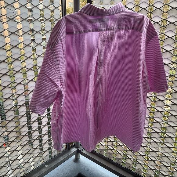 Polo Ralph Lauren Pink Short Sleeve Seersucker Shirt - Picture 5 of 5